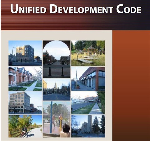 An image of the Unified Development Code cover