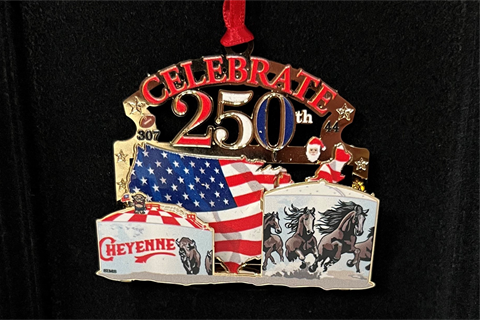 The 2026 Historic Preservation Board ornament.
