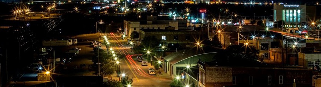 15th Street looking West from Depot