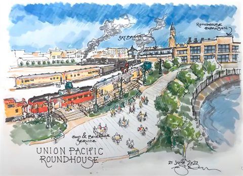15th Street Railroad Experience project sketch