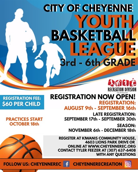 3rd – 6th Grade Basketball League