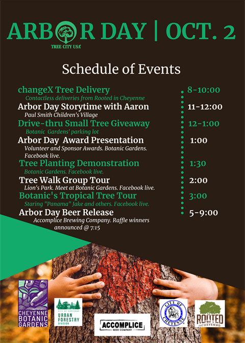 Arbor Day Event Flyer 2020