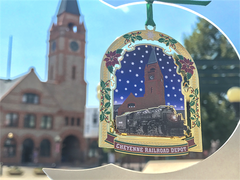 Cheyenne Depot Christmas Ornament