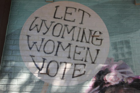 Let Women Vote mural