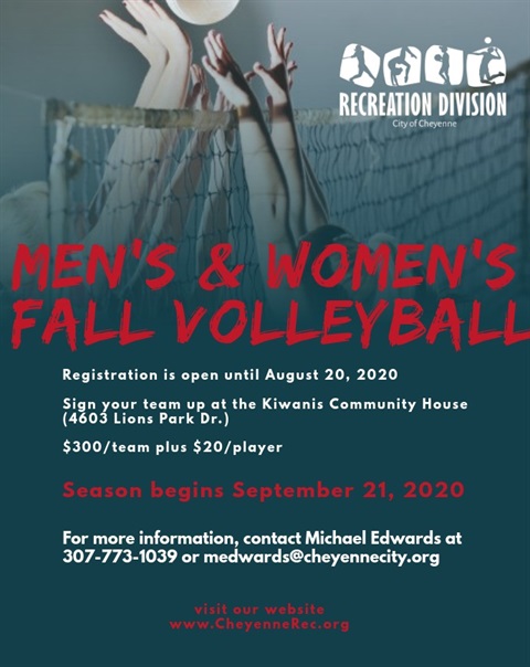 Men's and Women's Fall Volleyball 