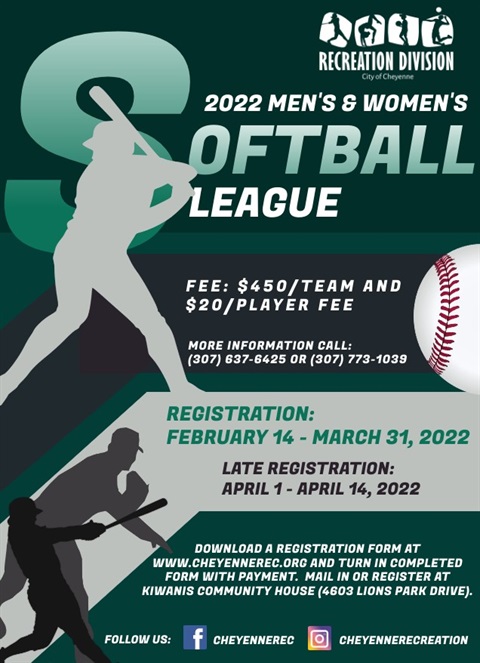 Men's and Women's Softball League 2022