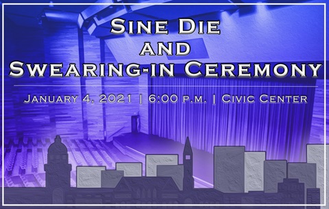 Sine Die and Swearing in graphic