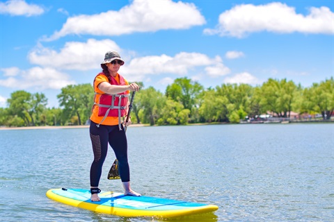 Sloans Lake paddle board